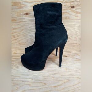 Christian Louboutin Bianca Bootie120 Suede short boots size 37 US 7